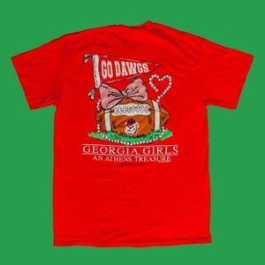 ✅ Go Dawgs - Georgia Girls Bulldogs - Size M Tee